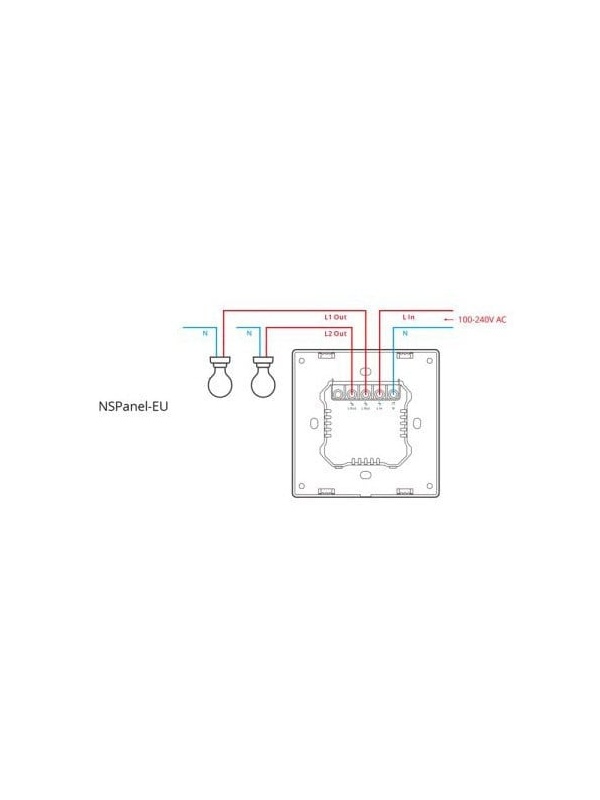 Intelligenter Schalter mit Touch- und Thermostatfunktion Sonoff NS Panel - weiß - Img 4