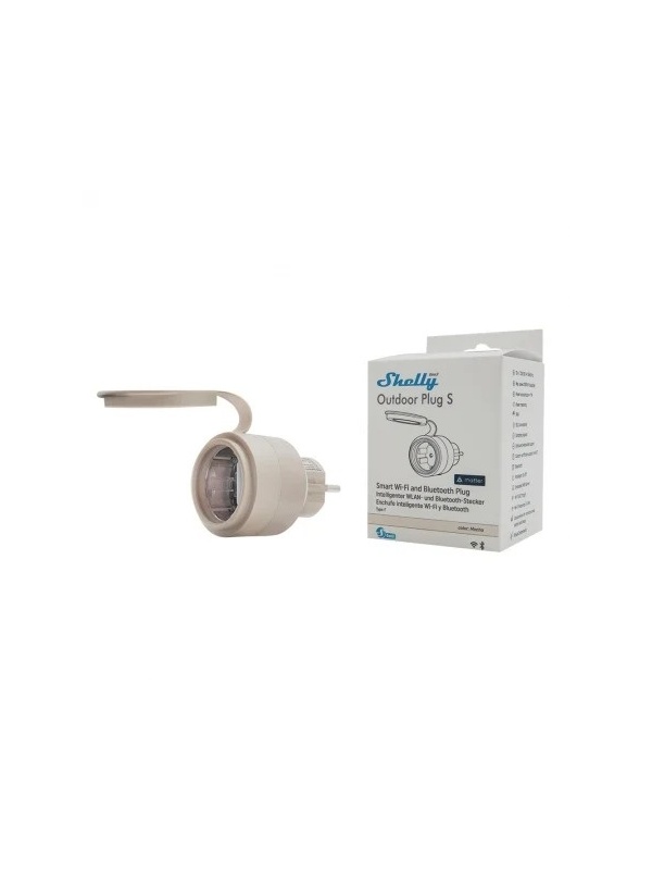 Resigilat Priza inteligenta pentru exterior Shelly Outdoor Plug GEN3, WiFi, Matter, Bluetooth cu monitorizare consum, IP44 - Img 2