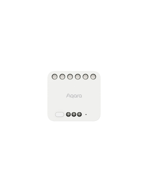 Resigilat Releu inteligent cu 2 canale Aqara Dual Relay Module T2, Zigbee, monitorizare consum, dry contact - Img 4