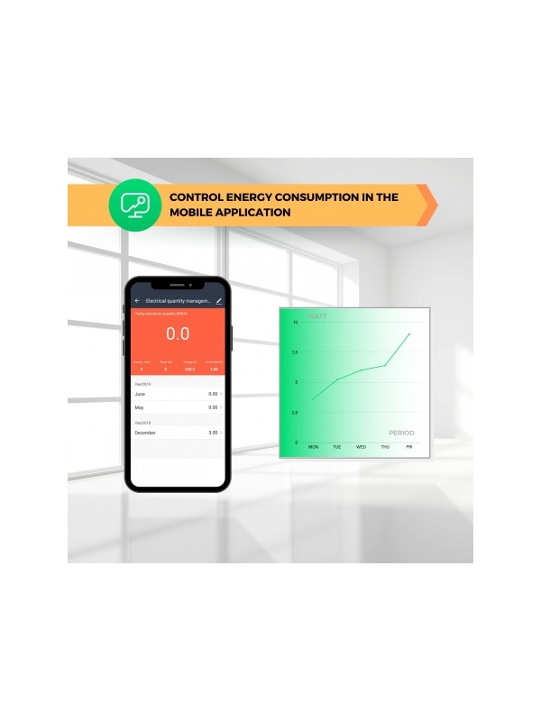 Set 2 prize inteligente Nous A1, Wi-Fi, 15A/3450W, Monitorizare energie , control vocal, compatibil Google Assistant, amazon alexa - Img 7