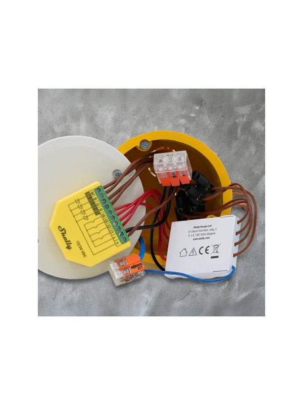 Shelly 4-Channel Decoupler 230V – Convertor semnal AC–DC cu 4 canale pentru automatizari smart - Img 5