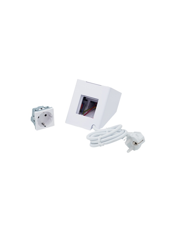 Shelly Socket for Wall Display Stand White – Soclu pentru Montaj pe Stand al Shelly Wall Display, Alb - Img 7
