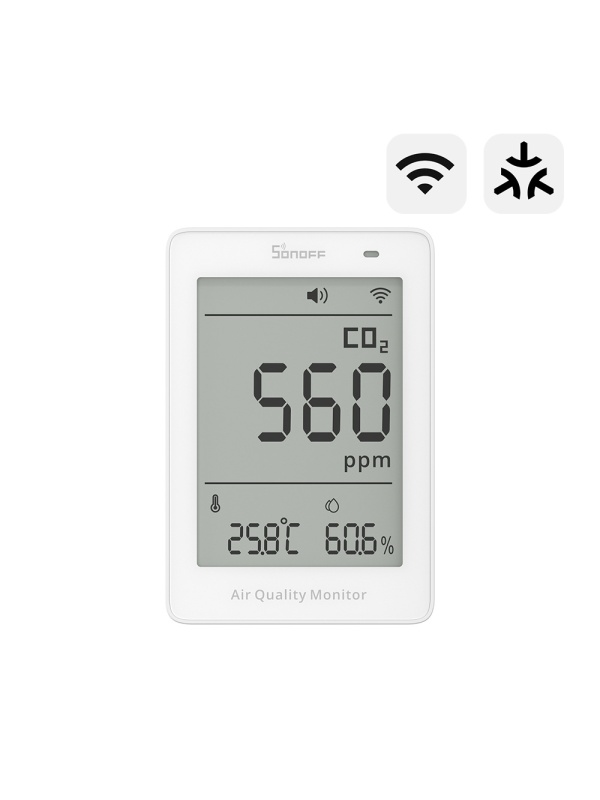 SONOFF AirGuard CO2 – Monitor inteligent CO2 cu Matter over Wi-Fi pentru calitatea aerului (SAWF-08P) - Img 2