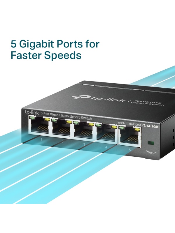 TP-Link Omada Omada TL-SG105E unmanaged switch, 5 ports - Img 5