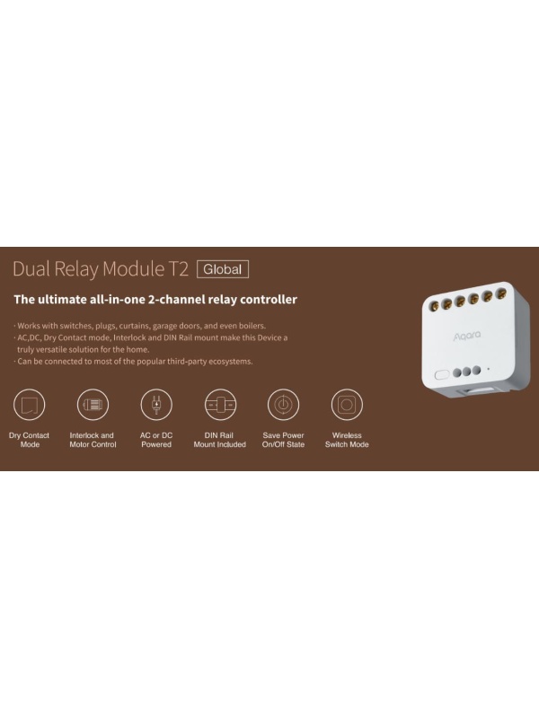 Aqara Doppelrelaismodul T2, Zigbee, Verbrauchsüberwachung, potentialfreier Kontakt - Img 9
