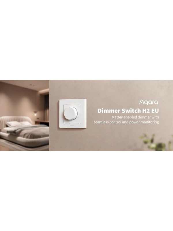 Dimmer inteligent AQARA Light Switch H2 EU Gri (KD-R01D-G) , Zigbee și Thread - Img 6