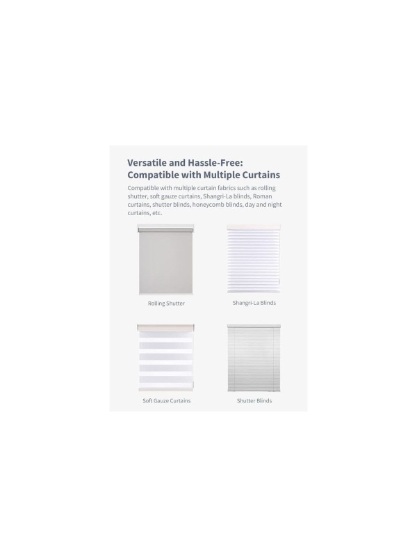 Kit de automatizare draperie Aqara Roller Shade Controller T1S , Apple HomeKit, Zigbee, Matter - Img 2