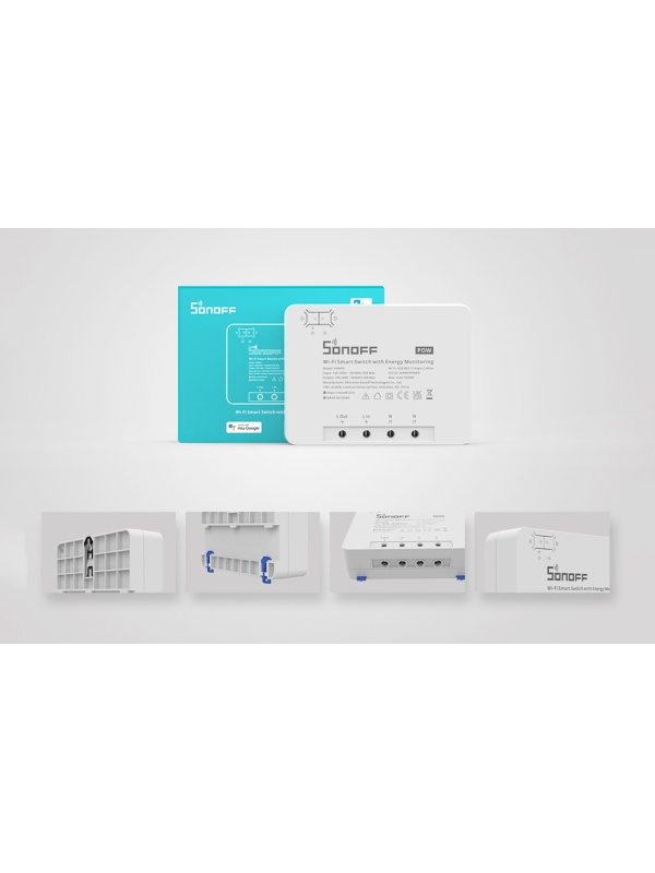 Resigilat Releu inteligent WiFi de mare putere SONOFF POWR3 - Img 3
