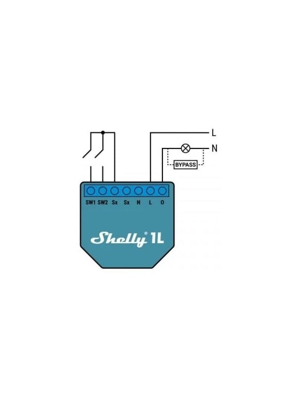 Resigilat Shelly Bypass R2 (accesoriu pentru Shelly 1L și Shelly Dimmer 2) - Img 2