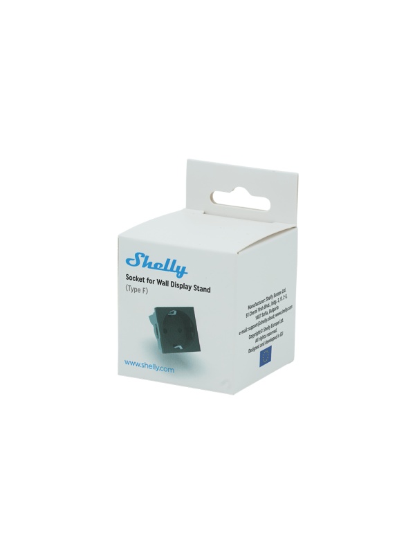 Shelly Socket for Wall Display Stand Black- Socket for Shelly Wall Display Stand, Black - Img 11