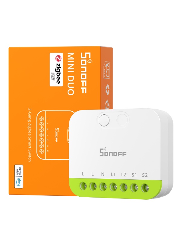 Sonoff MINI-ZB2GS - Mini Zigbee 3.0, 10A, 10A Smart Relay with Bare Wire, Extreme Design and Silver Finish - Img 4