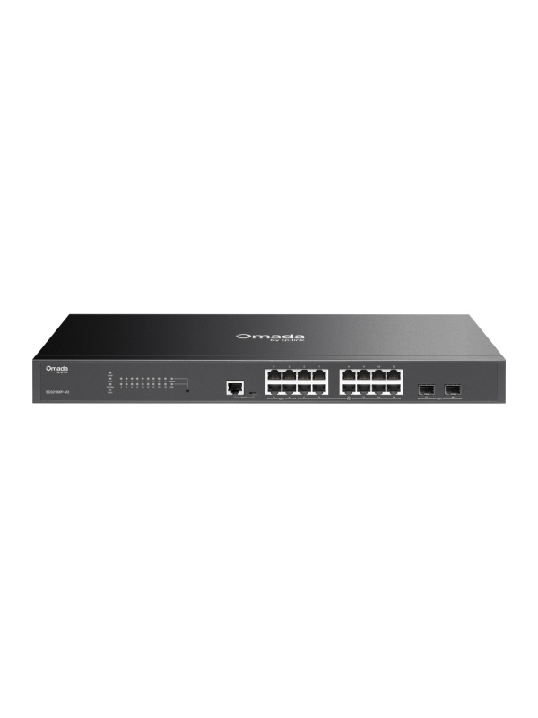 Switch TP-Link Omada SG3218XP-M2, 16 puertos 2.5G (8 PoE+), 2 ranuras 10G SFP+, presupuesto PoE de 240W - Img 2
