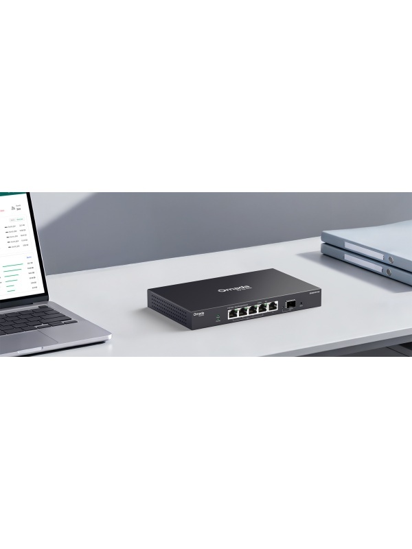 TP-Link Omada ES206XPP-M2 – Switch Smart Managed cu 4 Porturi 2.5G PoE++, 1 Port 2.5G non-PoE și 1 Port 10G SFP+, Buget PoE 120W, Gestiune Omada SDN - Img 5