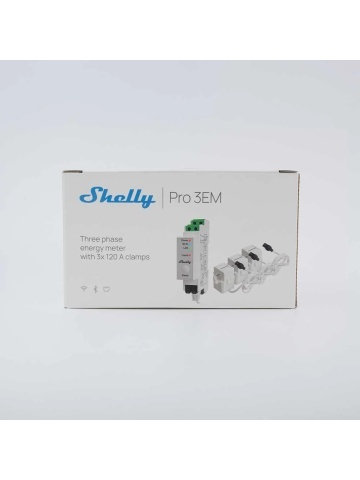 Contatore di energia trifase Shelly Pro 3EM 120A v2 - guida DIN, 3 x trasformatore di corrente 120A, misurazione a 4 quadranti, aggiornabile a Matter, Wi-Fi, LAN e Bluetooth - Img 3