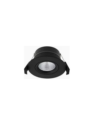 LightSolutions Hilux DS8 Black – Spot LED Incastrat, Design Minimalist de Contrast, Performanță Ridicată și Finisaj Negru Mat