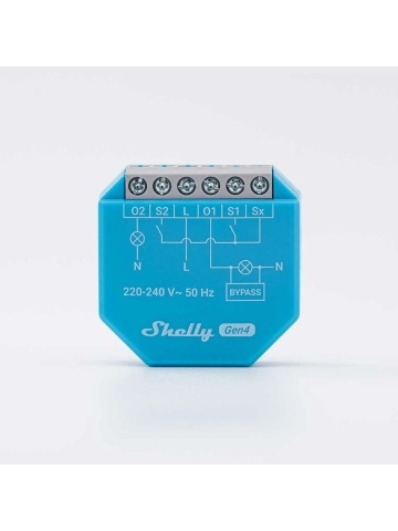 Releu inteligent Shelly 2L Gen4, 2 canale, nu necesita nul, WiFi, Bluetooth si Zigbee, control aplicatie, compatibil Amazon Alexa, Google Assistant si Home Assistant - Img 2