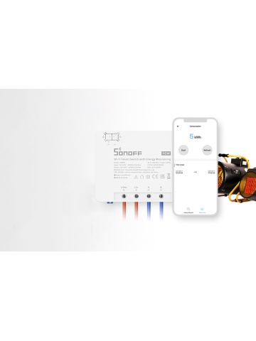 Releu inteligent WiFi de mare putere SONOFF POWR3 - Img 5