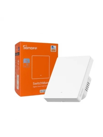 Resigilat Întrerupător inteligent Sonoff ZBM5-1C-80W, 1 canal, 10A, Zigbee, Alb - Img 2