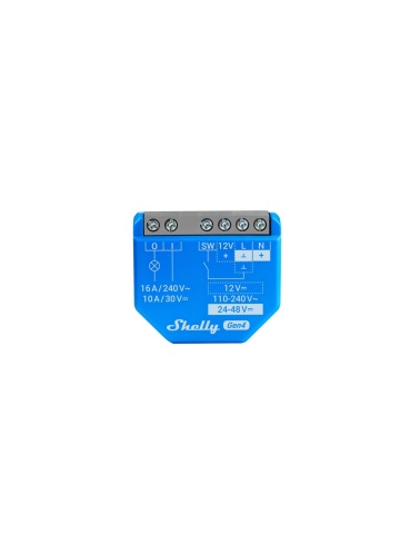 Resigilat Pachet de 4 x Shelly 1 Gen4 – Modul releu inteligent WiFi, Matter, Zigbee, Bluetooth - Img 2