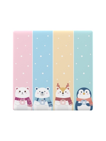 Resigilat Panou frontal cu design Sonoff Cartoon pentru comutatorul TX Ultimate T5-4C-86-cartoon