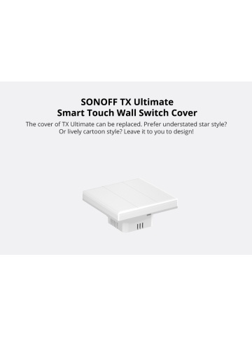 Resigilat Panou frontal cu design Sonoff Star pentru comutatorul TX Ultimate T5-4C-86-star - Img 4