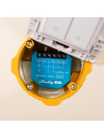 Resigilat Releu Inteligent Shelly 2L, 2 canale, nu necesita NUL, integrare Home Assistant, Matter - Img 5