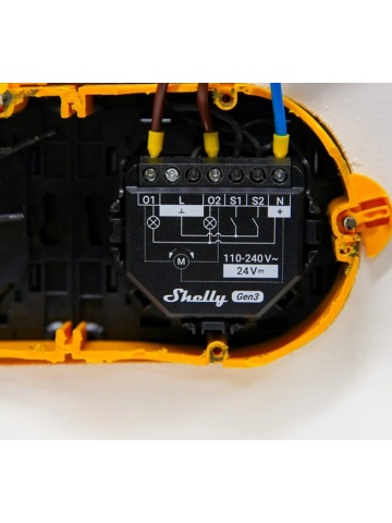 Resigilat Releu inteligent Shelly 2PM GEN3, 2 canale, monitorizare consum, WiFi, Bluetooth, 2x10A - Img 2