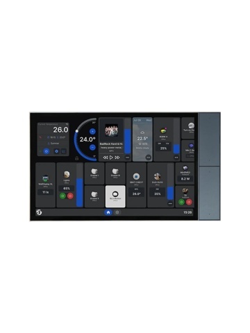 Resigilat Shelly Wall Display XL Negru – Panou tactil smart 10.1″ pentru control central al casei