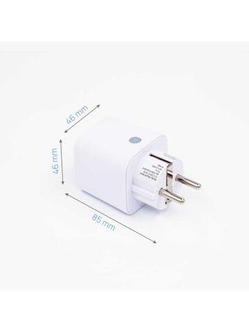 Shelly Plug M Gen3 – Priză Inteligentă Wi-Fi și Bluetooth, Monitorizare Energie, Procesor Shelly chip, Control Local și Automatizări, 16A - Img 5
