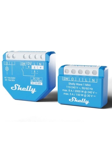 Shelly Wave 1 Mini LR - Intelligent Z-Wave Long Range Relay for automated control - Img 4