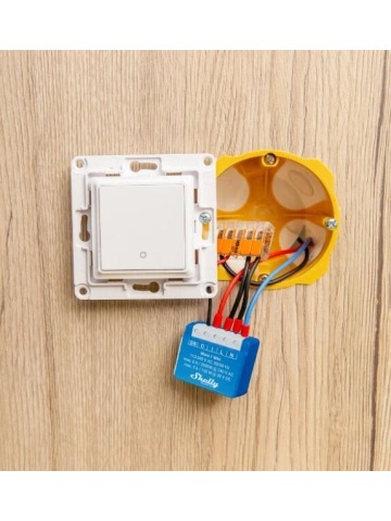 Smart Relais Shelly Qubino Wave 1 Mini, 1 Kanal, 8A, Z-Wave, potentialfreier Kontakt, Z-Wave - Img 4