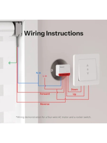 SONOFF Zigbee Smart Roller Shutter Switch MINI-ZBRBS - Complete control for blinds, curtains and roller blinds - Img 10