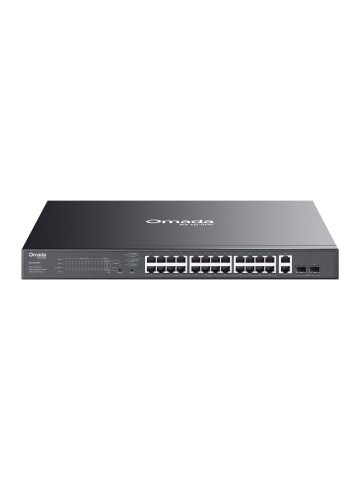 Switch TP-Link Omada ES228GMP, 28 porturi Gigabit Easy Managed, PoE+ - Img 2