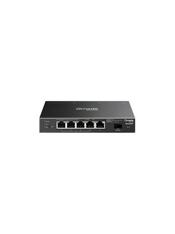 TP-Link Omada SG2206MP – Switch Smart Managed cu 6 Porturi Gigabit (4 PoE+), 1 Slot SFP, 63W, Tehnologie Perpetual PoE