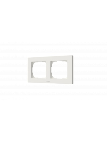 Aqara double frame for H2 switches (for wall switch) - White