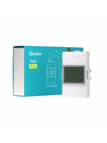 Contor de energie Sonoff POWCT, cu transformator de 50A inclus, Wi-Fi - Img 2
