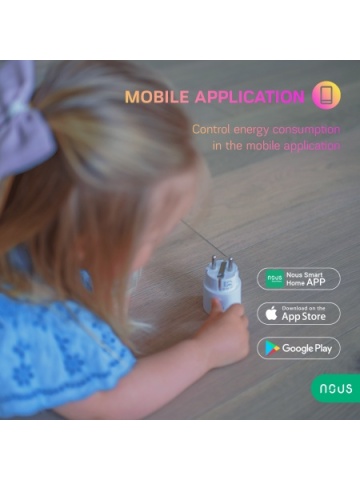 NOUS A8 WiFi smart socket, 10A, Sprachsteuerung, kompatibel mit Google Assistant, Amazon Alexa - Img 7