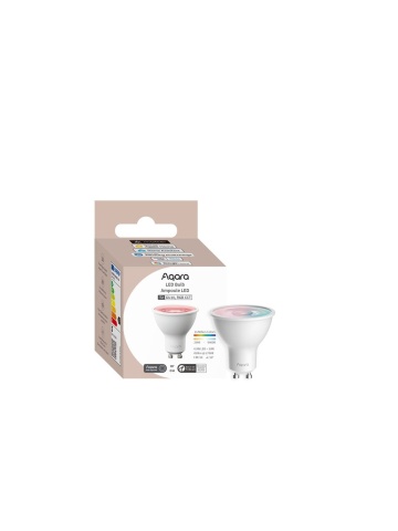 Resigilat Bec Led RGB Aqara Bulb T2, GU10, 450 Lumeni, Thread, Zigbee