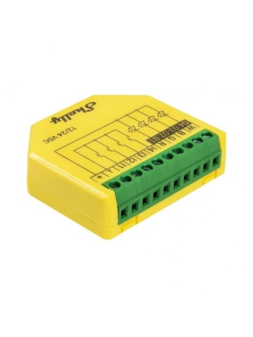 Resigilat Controller benzi LED Shelly Plus RGBW PM 12/24V (WiFi)