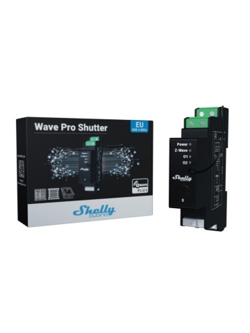Resigilat Modul pentru controlul rulourilor / jaluzelelor Shelly Qubino Wave Pro Shutter, Z-Wave - Img 4