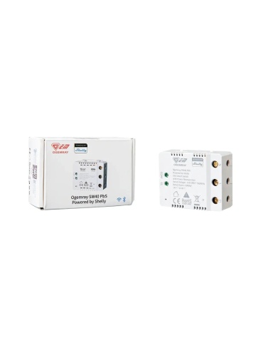 Resigilat Ogemray Smart Relay 25A – Control inteligent pentru consumatori mari, cu funcții complete Shelly - Img 2