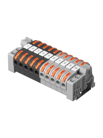 Resigilat Sonoff Din Rail Wire Connectors D211 – Bloc Terminal cu Pârghie pentru Șină DIN, Conectare Rapidă