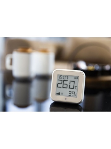 Resigilat Termostat Shelly H&T Gen3 Ivory, ecran E-ink, WiFi, control aplicatie - Img 4