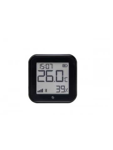 Resigilat Termostat Shelly H&T Gen3 Matte Black, ecran E-ink, WiFi, control aplicatie