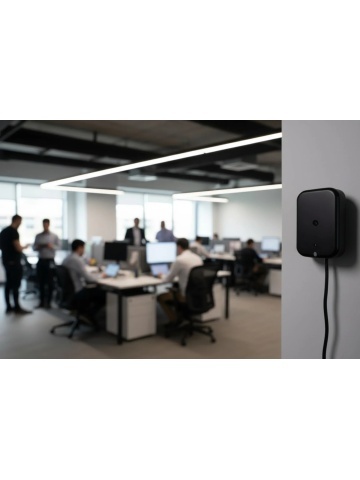 Shelly Presence Gen4 Black – Senzor de Prezență Inteligent, Tehnologie mmWave, Wi-Fi & Bluetooth, Senzor de Lumină și Umiditate - Img 6