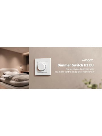 Smart Dimmer AQARA Lichtschalter H2 EU Weiß (KD-R01D) , Zigbee und Thread - Img 6