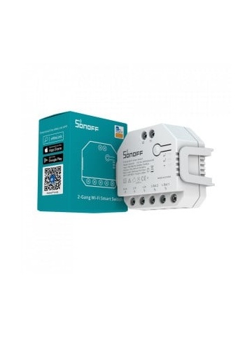 Smart Relay Sonoff Dual R3 Lite , Wireless, 2 channels, White - Img 2