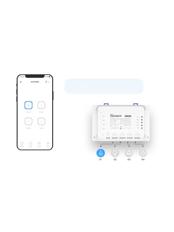Sonoff 4-Kanal-Wi-Fi-Funkrelais 4CH R3 - Img 5