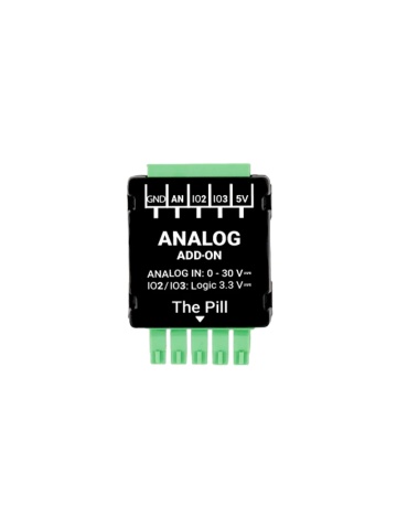 Analog 0-30V Add-on pentru Shelly The Pill – Interfață de Măsurare Tensiune, Monitorizare și Automatizare Industrială