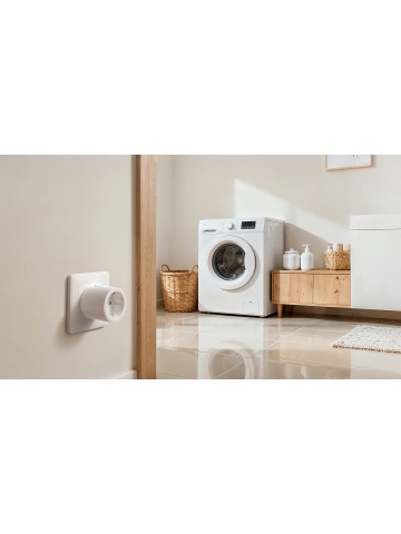 Aqara Power Plug H2 (EU, RGB) – Priză Inteligentă 16A, Protocol Thread & Zigbee 3.0, Măsurare Consum Energy, Inel LED RGB Customizabil, Compatibil Nativ Matter & Apple Home - Img 8